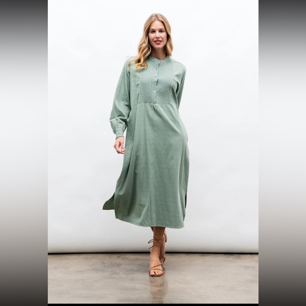 Brand New, Mi Golondrina Herminia Verde de Mar dress